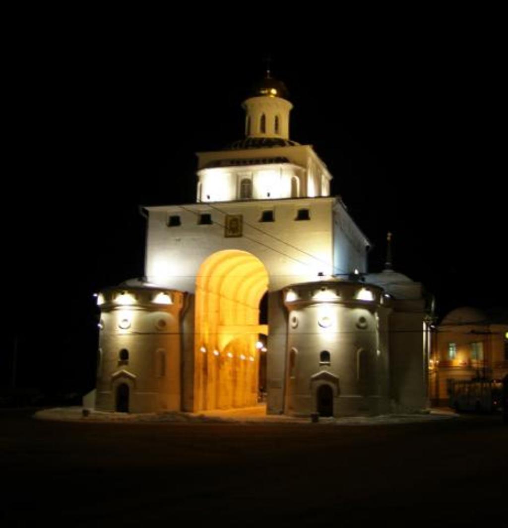 Город Владимир золотые ворота Успенский собор